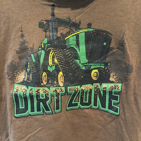 John Deere ‘Dirt Zone’ Toddler Size 5 Tractor Graphic‎ Short Sleeve Tee - Picture 4 of 6